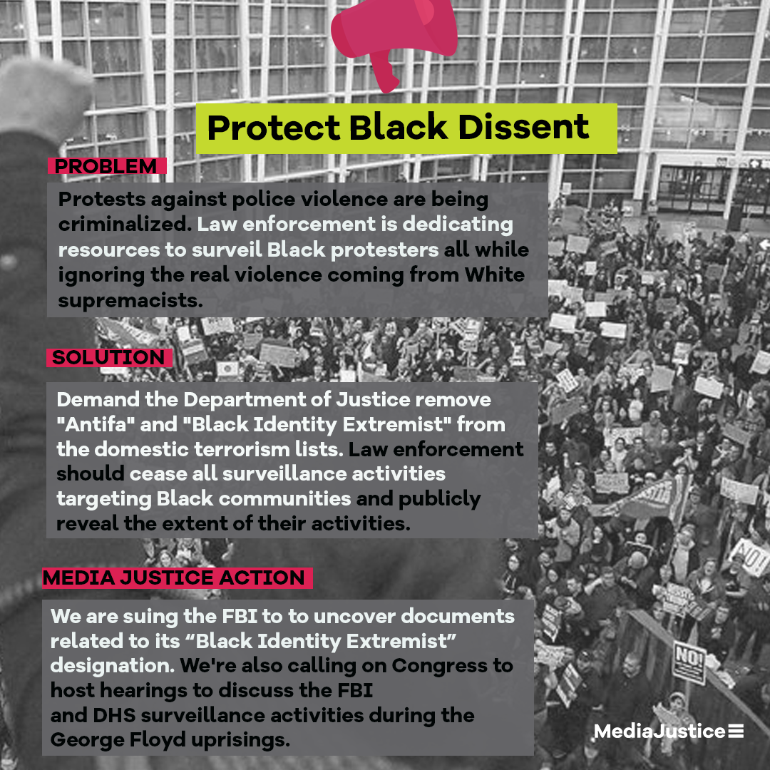 MediaJustice Agenda For Black Lives – MediaJustice